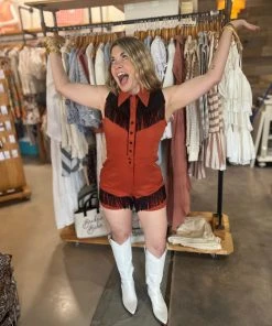 Wanderlust By Abby NEW The Garth Romper