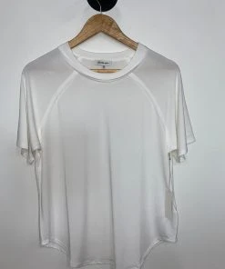 Wanderlust By Abby Basic White Tee NEW