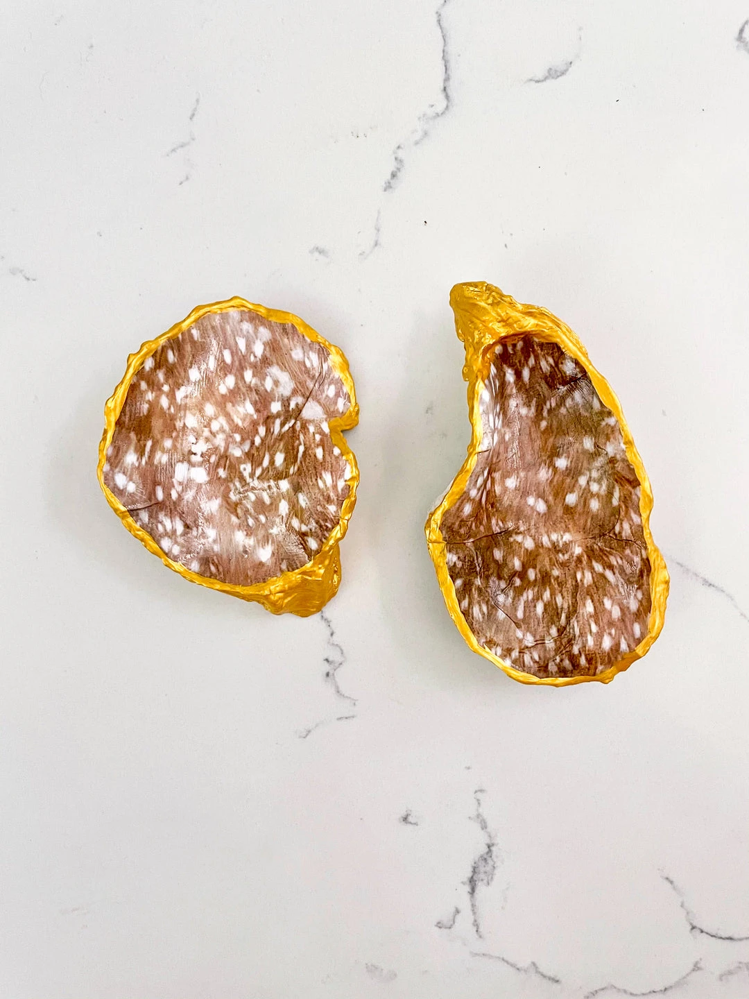 Wanderlust By Abby Oyster Shell Ring Trays NEW 4 Wanderlust By Abby Oyster Shell Ring Trays NEW