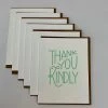 Lion Heart Prints NEW Thank You Kindly Greeting Card
