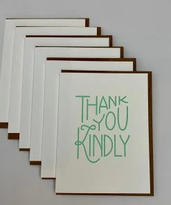 Lion Heart Prints NEW Thank You Kindly Greeting Card