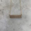 Mimosa Handcrafted Mimosa Grid Necklace NEW