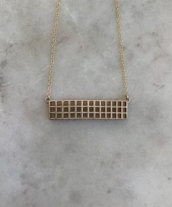 Mimosa Handcrafted Mimosa Grid Necklace NEW