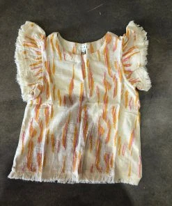 Wanderlust By Abby Flutter Sleeve Shirt