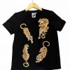 Queen Of Sparkles Black Tiger Shirt