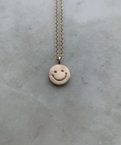 JEWELRY Mimosa Handcrafted Happy Face Necklace