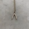 Mimosa Handcrafted Wishbone Necklace NEW