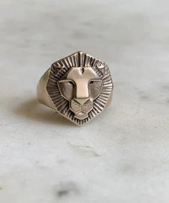 NEW Mimosa Handcrafted Lion Ring