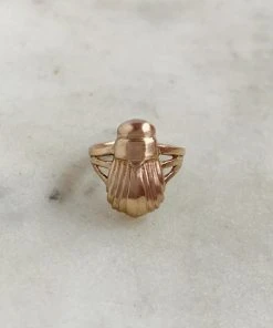 Mimosa Handcrafted JEWELRY Mimosa Southern Scarab June Bug Ring
