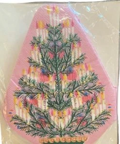 Wanderlust By Abby Vintage Christmas Tree Napkins