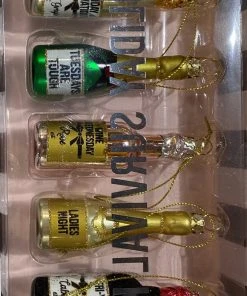 Wanderlust By Abby Ornaments Week Day Ornament Set