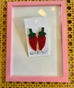 Wanderlust By Abby NEW Beaded Pepper Earrings