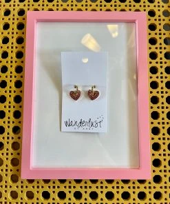 Wanderlust By Abby NEW Sparkle Heart Dangles