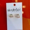 Wanderlust By Abby Crystal Huggie Earrings NEW