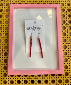 Wanderlust By Abby NEW Straight Beaded Dangles