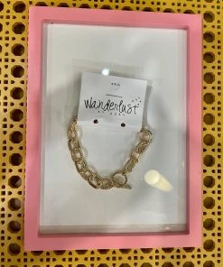 Wanderlust By Abby Gold Chain Link Bracelet