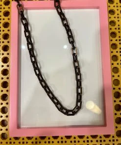 Wanderlust By Abby Acrylic Chain Necklace NEW