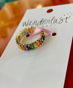 Wanderlust By Abby Dainty Glam Ring NEW