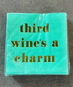 Wanderlust By Abby Third Wine's A Charm Napkins