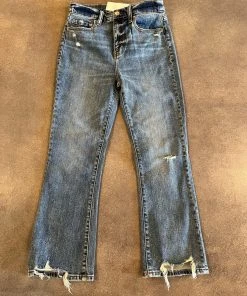 Wanderlust By Abby DAZE- Shy Girl High Rise Crop Flare