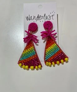 Wanderlust By Abby NEW Party Hat Earrings
