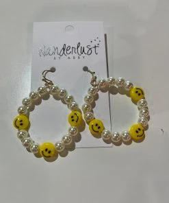 Wanderlust By Abby Smiley + Pearl Earrings NEW