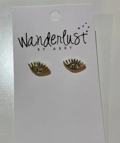 Wanderlust By Abby Eye Stud Earrings