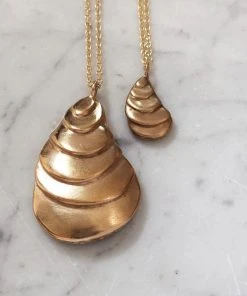 Mimosa Handcrafted Mimosa Oysters On The Half Shell Necklace JEWELRY