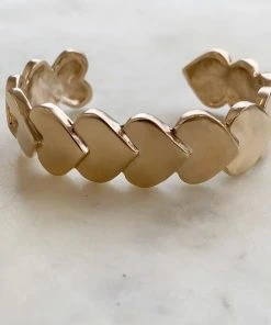 Mimosa Handcrafted Mimosa Heart To Heart Cuff