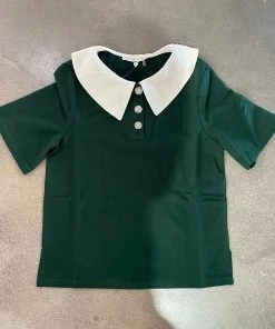 Wanderlust By Abby Collared Shirt With Jewel Buttons