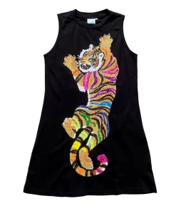 CLOTHING Queen Of Sparkles Rainbow Tiger Dress