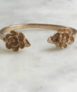 Mimosa Handcrafted Mimosa Double Magnolia Bangle JEWELRY