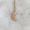 Mimosa Handcrafted Mimosa Crescent Moon Necklace 1 Mimosa Handcrafted Mimosa Crescent Moon Necklace