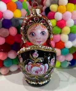 Wanderlust By Abby Russian Nesting Doll Ornament DRY GOODS
