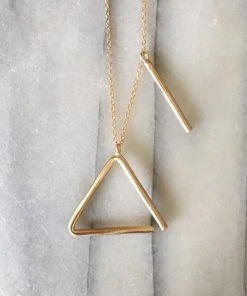 Mimosa Handcrafted JEWELRY Mimosa Triangle Necklace