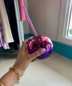 Wanderlust By Abby Pink & Purple Disco Cups NEW