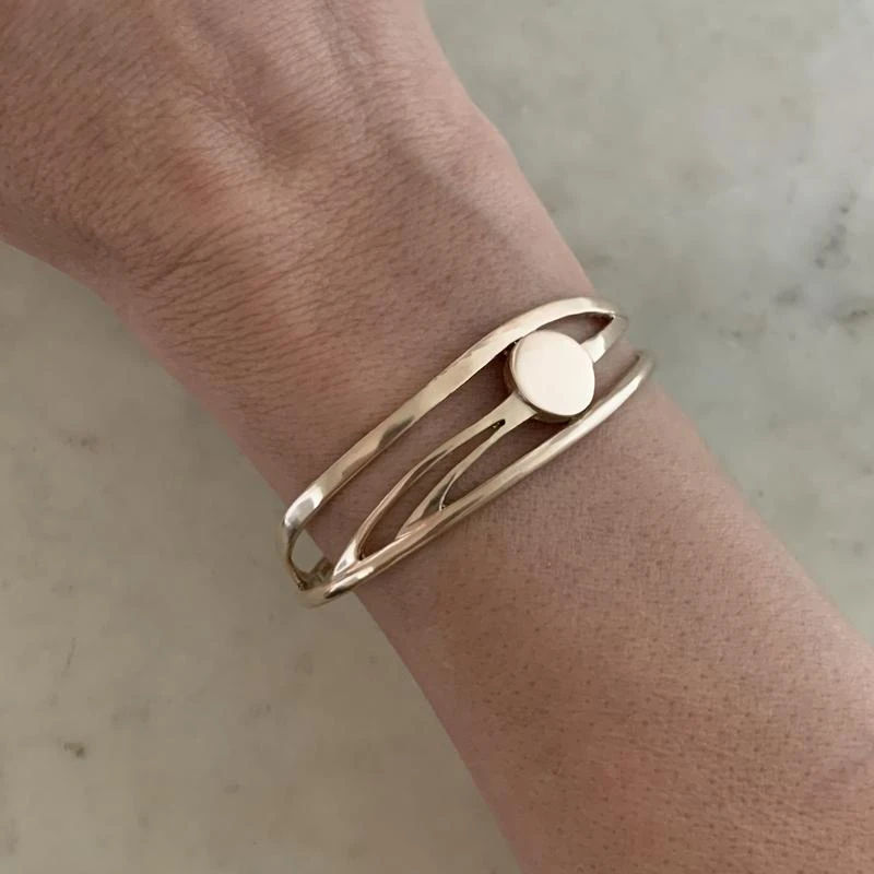 Mimosa Handcrafted Apricus Cuff NEW 4 Mimosa Handcrafted Apricus Cuff NEW