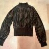 Wanderlust By Abby Black Turtle Neck Blouse NEW