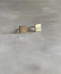 Mimosa Handcrafted Square Studs NEW