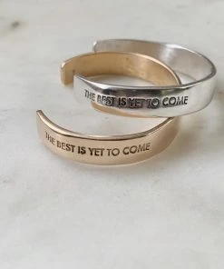 Mimosa Handcrafted Mimosa The Best Is Yet To Come Cuff