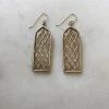 Mimosa Handcrafted Window Earrings JEWELRY