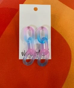 Wanderlust By Abby Multicolor Chain Link Dangles NEW