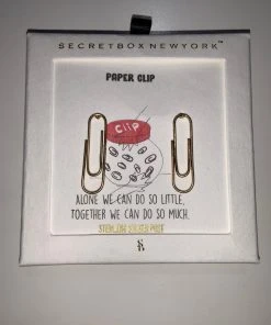 Wanderlust By Abby NEW Paperclip Earrings