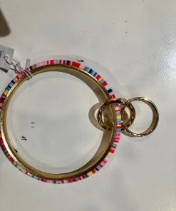 Wanderlust By Abby NEW Rainbow Keyring