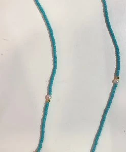 Wanderlust By Abby NEW Turquoise Beaded Mask Chain