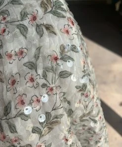 Wanderlust By Abby Sequin Floral Print Midi Skirt NEW