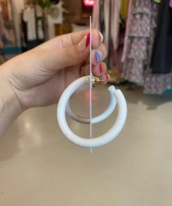 Wanderlust By Abby NEW Matte Hoops