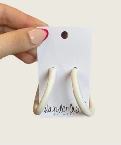 Wanderlust By Abby NEW Matte Hoops