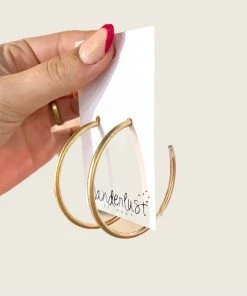 Wanderlust By Abby Large Hoops NEW