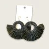 Wanderlust By Abby Straw Fringe Hoops